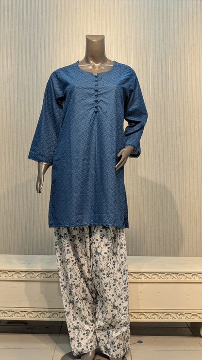 MUZANG BASIC CHIKANKARI – 2 Piece Suit ✨