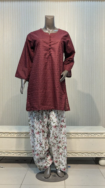 MUZANG BASIC CHIKANKARI – 2 Piece Suit ✨