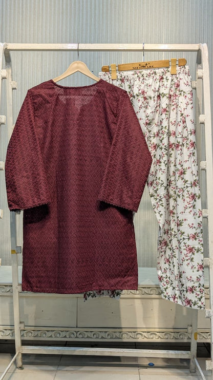 MUZANG BASIC CHIKANKARI – 2 Piece Suit ✨