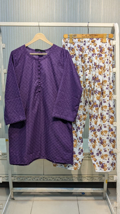 MUZANG BASIC CHIKANKARI – 2 Piece Suit ✨