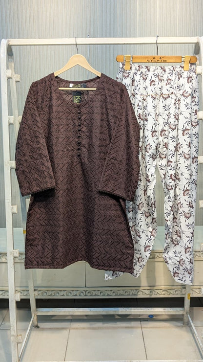 MUZANG BASIC CHIKANKARI – 2 Piece Suit ✨