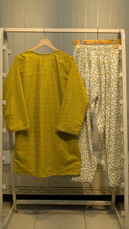 MUZANG BASIC CHIKANKARI – 2 Piece Suit ✨