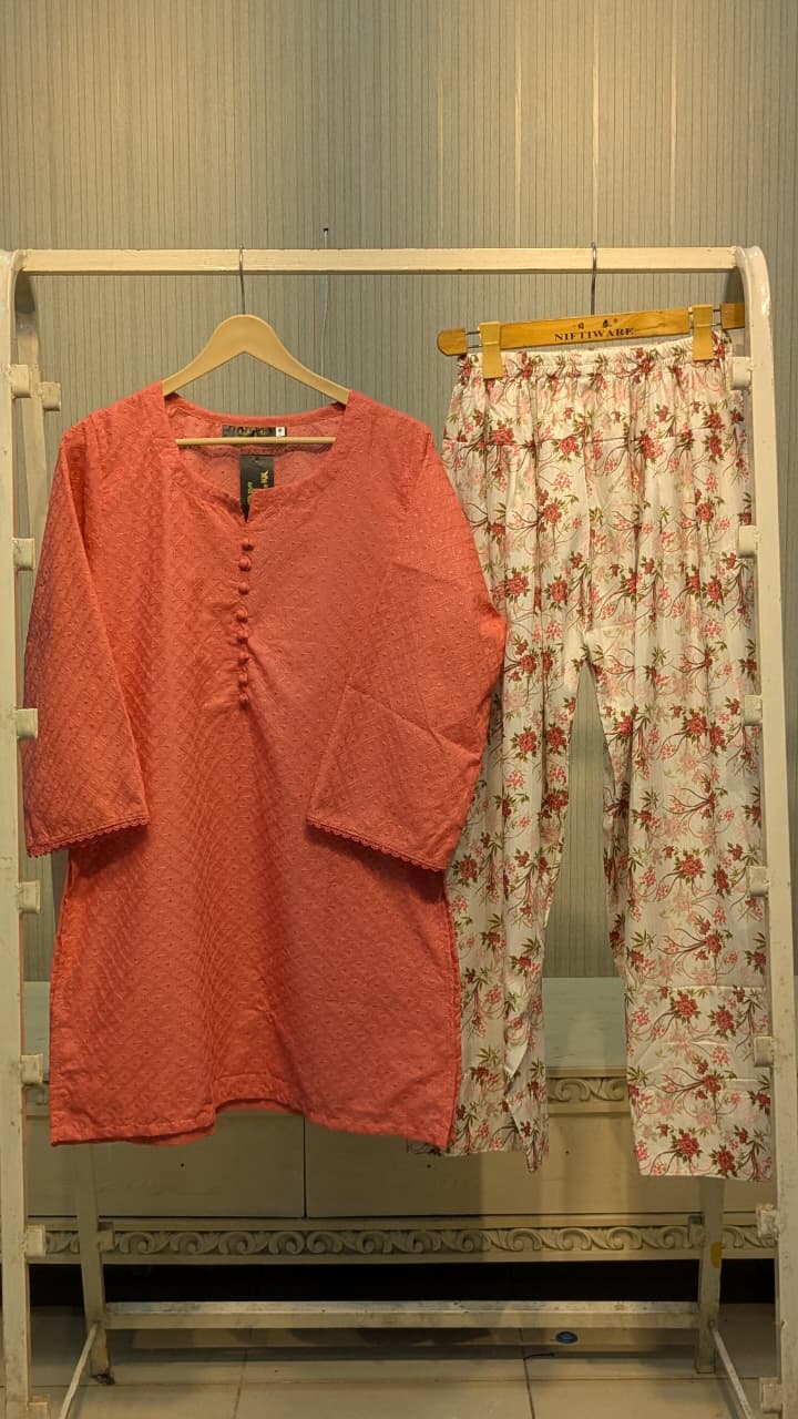 MUZANG BASIC CHIKANKARI – 2 Piece Suit ✨