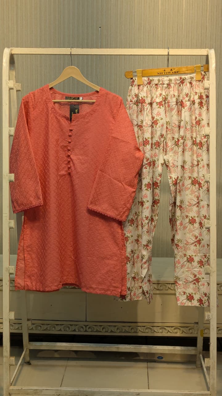 MUZANG BASIC CHIKANKARI – 2 Piece Suit ✨