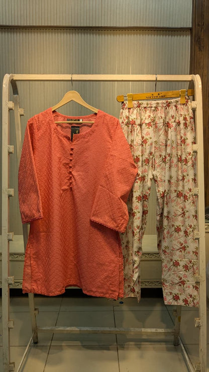 MUZANG BASIC CHIKANKARI – 2 Piece Suit ✨