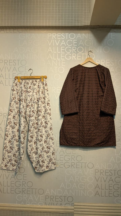 MUZANG BASIC CHIKANKARI – 2 Piece Suit ✨