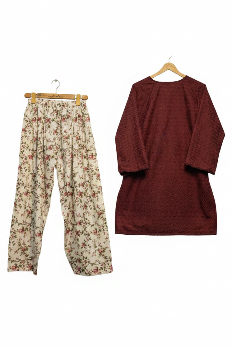 MUZANG BASIC CHIKANKARI – 2 Piece Suit ✨