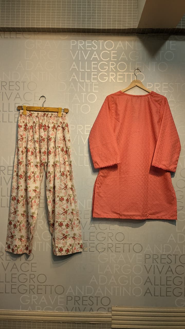 MUZANG BASIC CHIKANKARI – 2 Piece Suit ✨