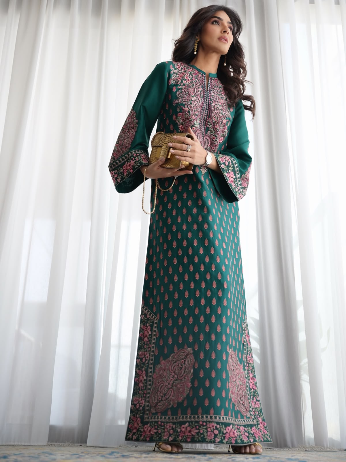ZAINAB CHOTTANI INSPIRED — LONG LENGTH KAFTAN SET ✨