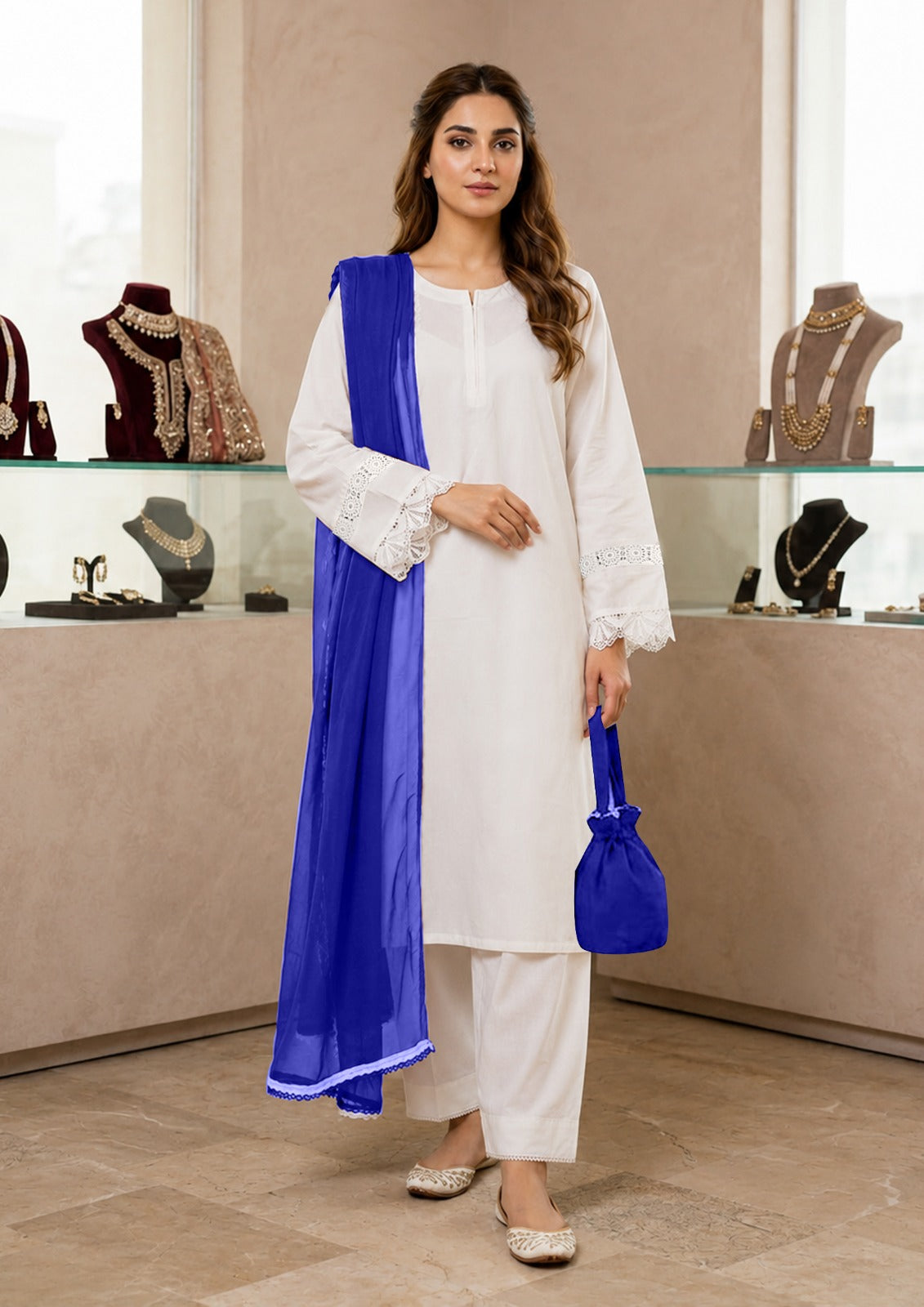 FUNOOSH SOLIDS — 3PCS SUIT