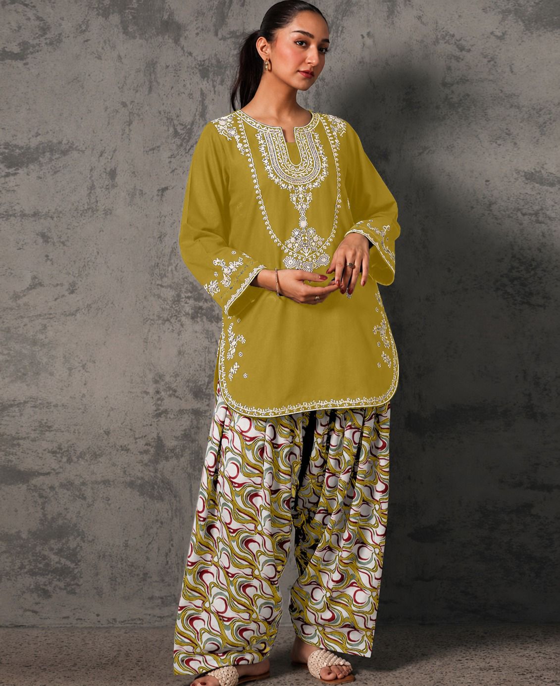 NOON — Ethnic-Inspired Shalwar Suit