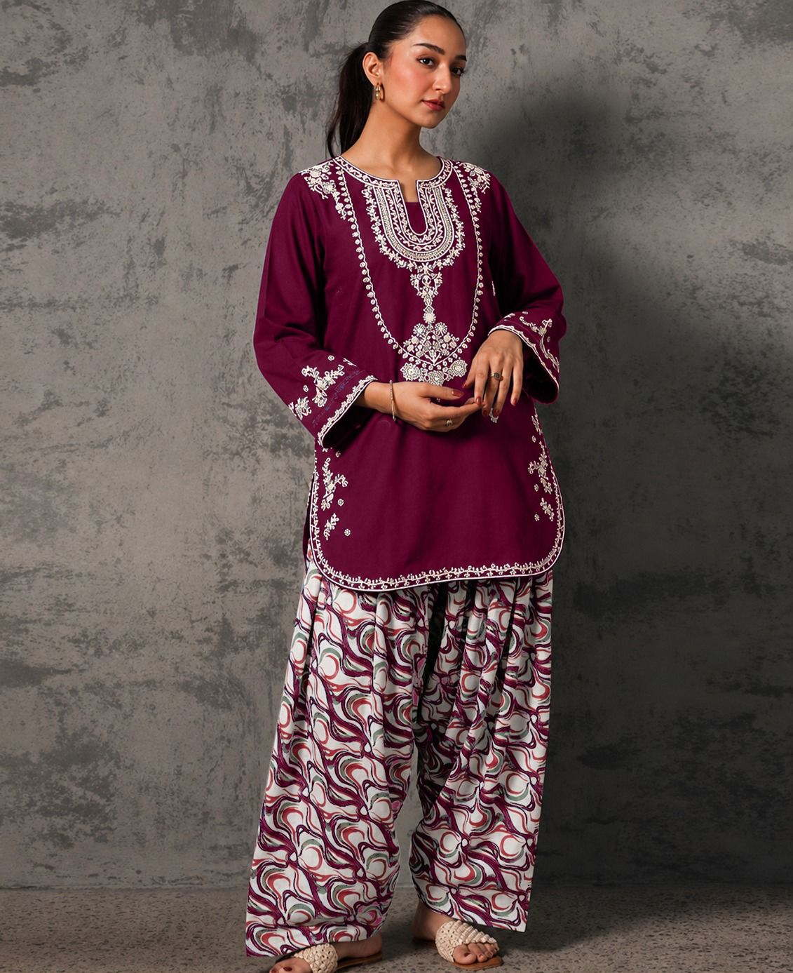 NOON — Ethnic-Inspired Shalwar Suit