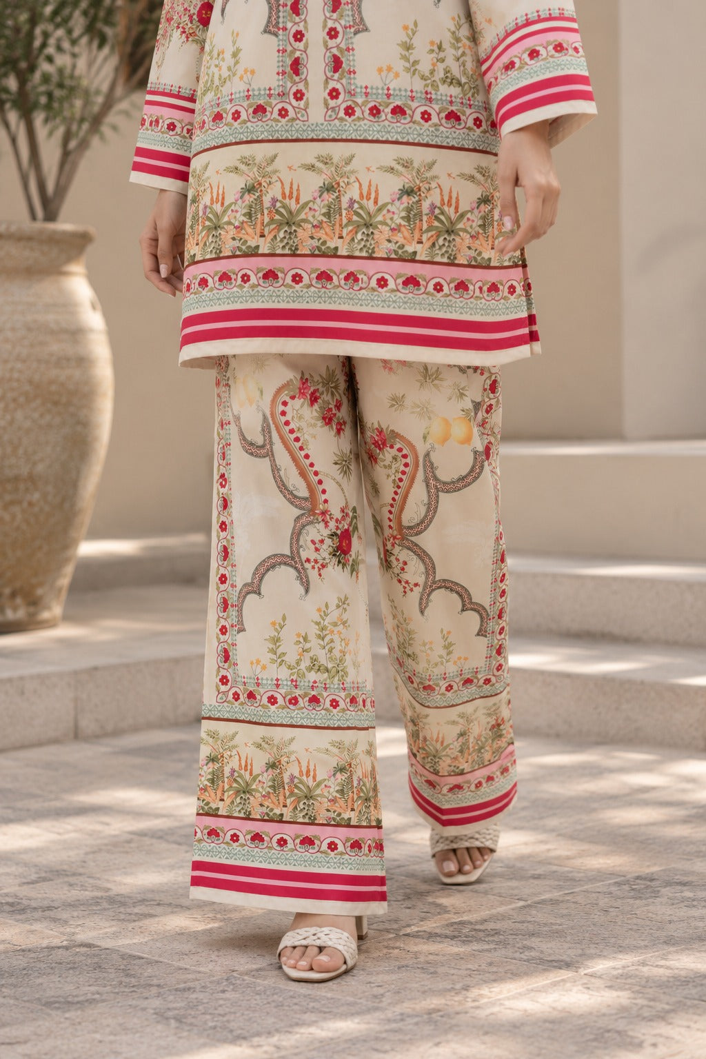 ETHNC INSPIRED — PREMIUM SUMMER SILK 2 PIECE SUIT 🌸  Foan