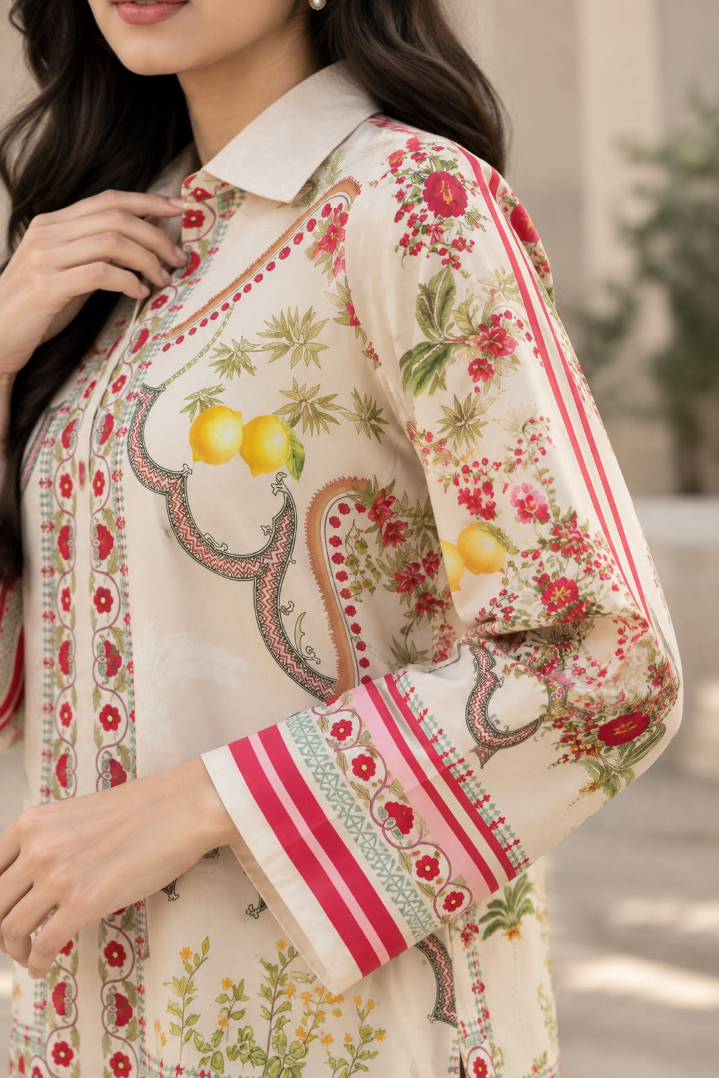 ETHNC INSPIRED — PREMIUM SUMMER SILK 2 PIECE SUIT 🌸  Foan
