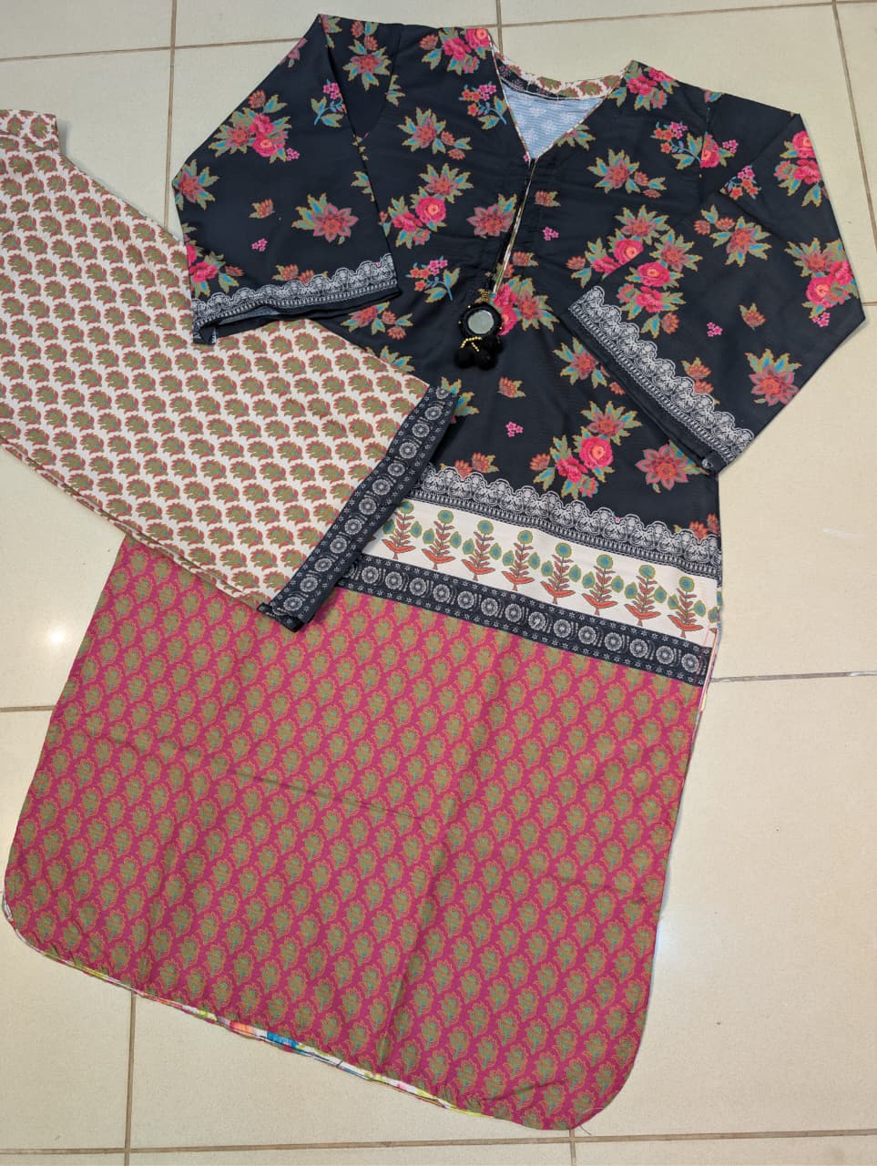 ✨ Inspired by Khaadi Khas Long Length 2-Piece Suit
