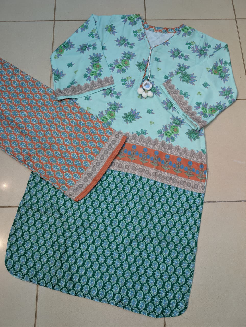 ✨ Inspired by Khaadi Khas Long Length 2-Piece Suit