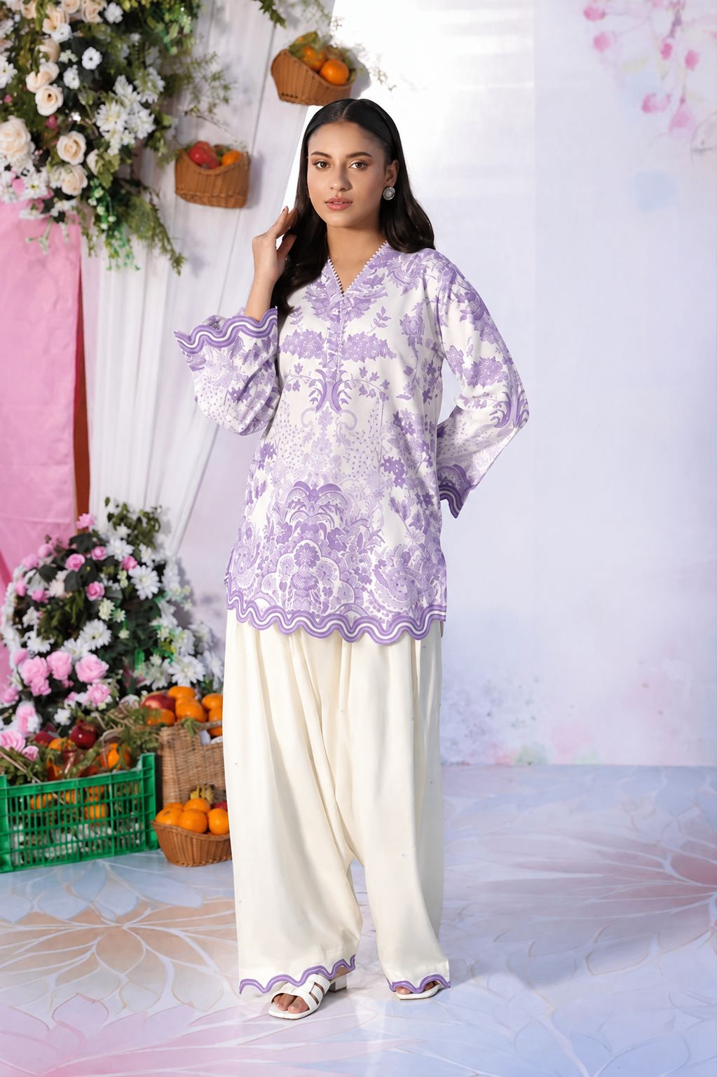 SKY BLOSSOM — 2 PIECE SUIT (Lilac)