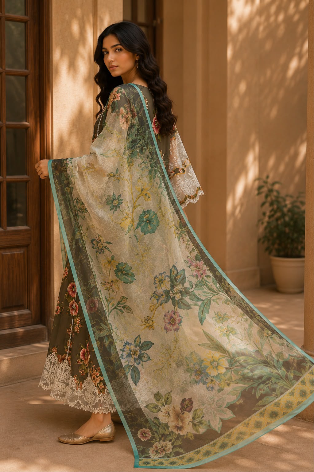 Aneela’s Inspired LUXURY LAWN FORMALS (Dhani)