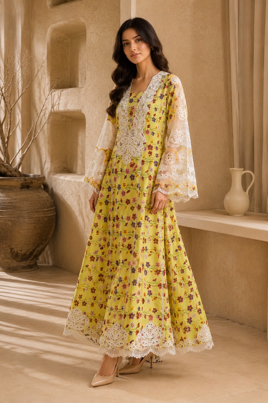 Aneela’s Inspired LUXURY LAWN FORMALS (Dhani)