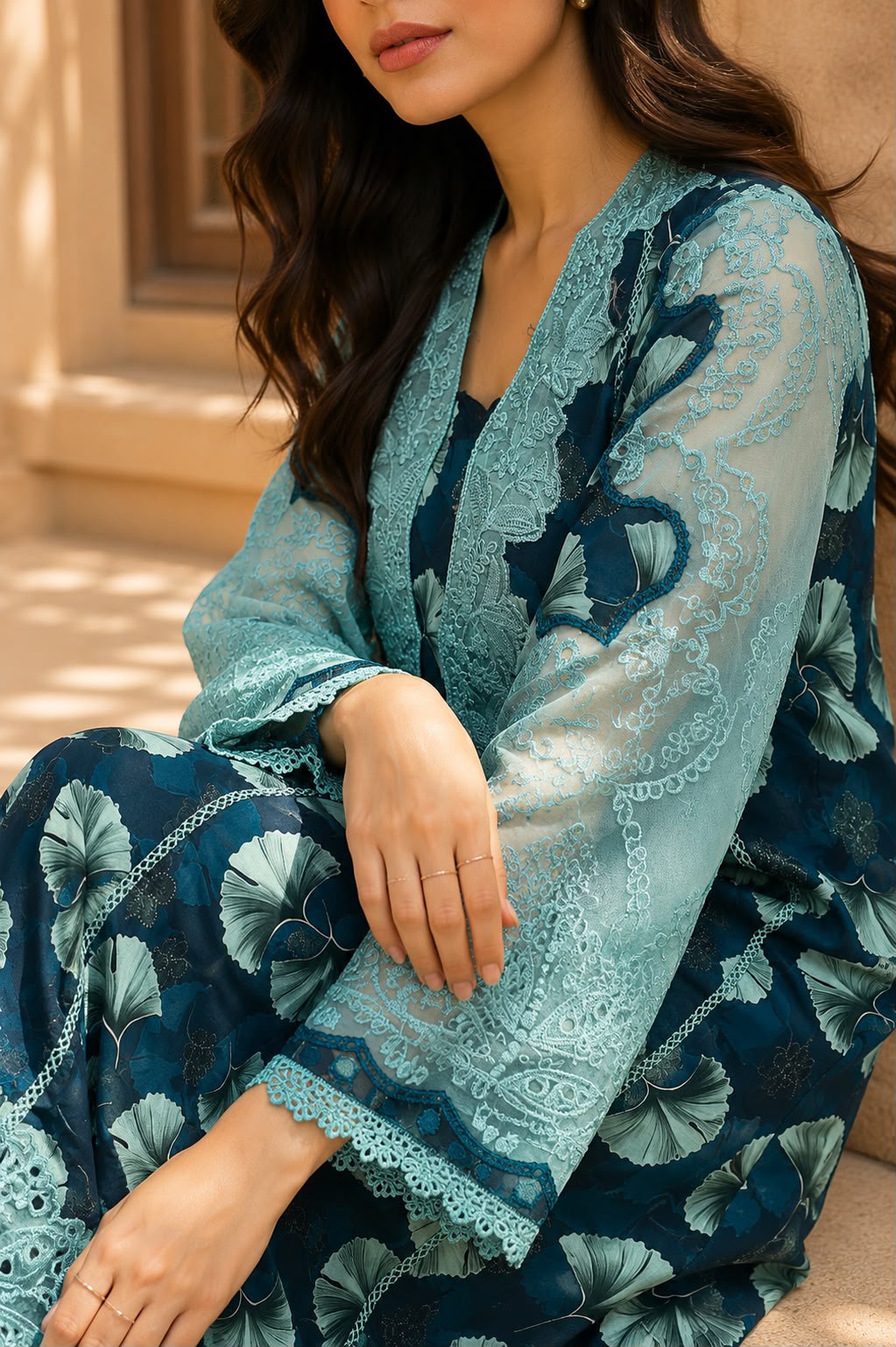 Aneela’s Inspired LUXURY LAWN FORMALS (Zinc)