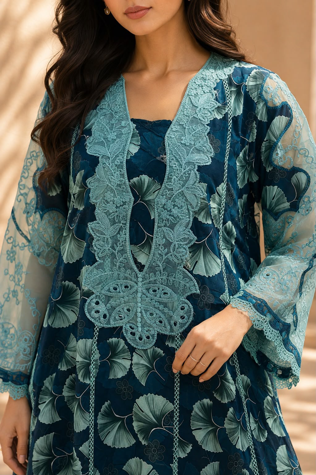 Aneela’s Inspired LUXURY LAWN FORMALS (Zinc)