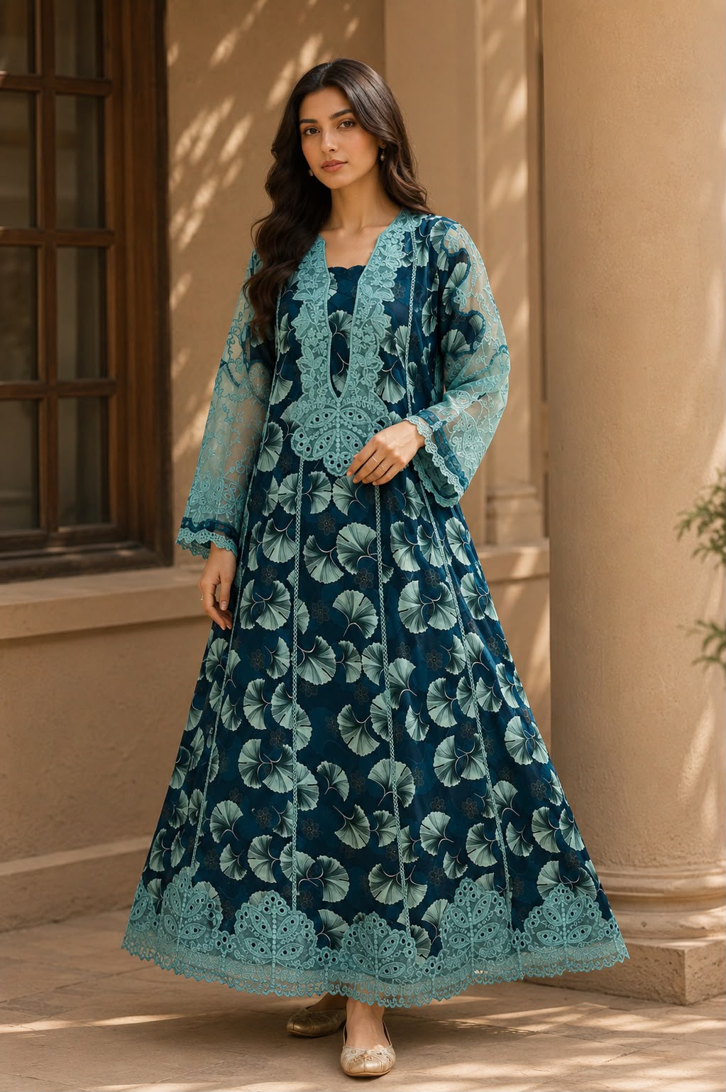 Aneela’s Inspired LUXURY LAWN FORMALS (Zinc)