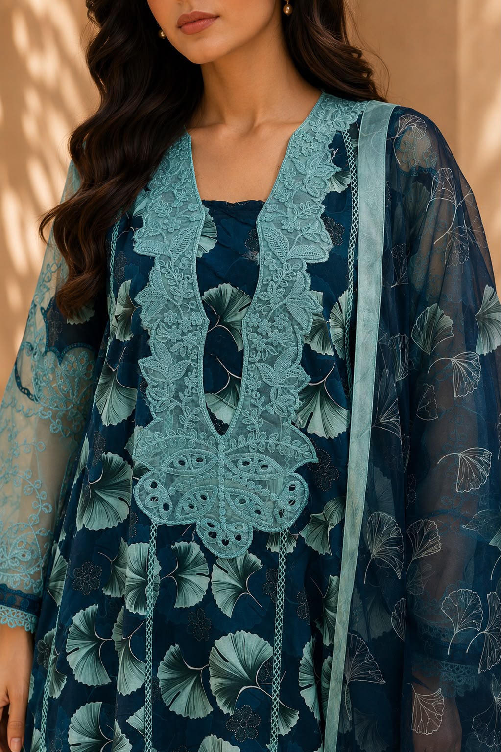 Aneela’s Inspired LUXURY LAWN FORMALS (Zinc)