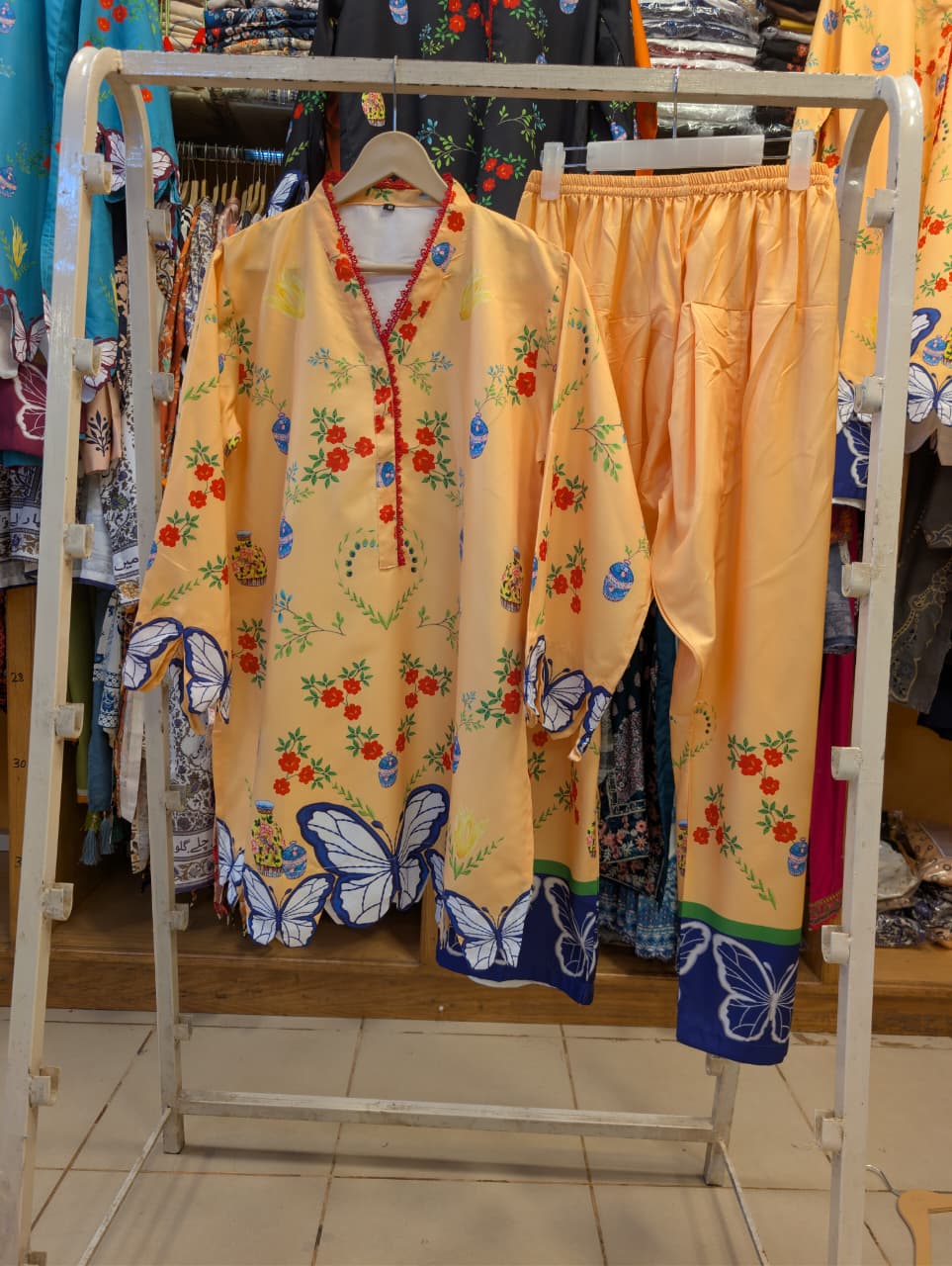 TARANG BY ETHNC INSPIRED SHALWAR SUIT (YELLOW)