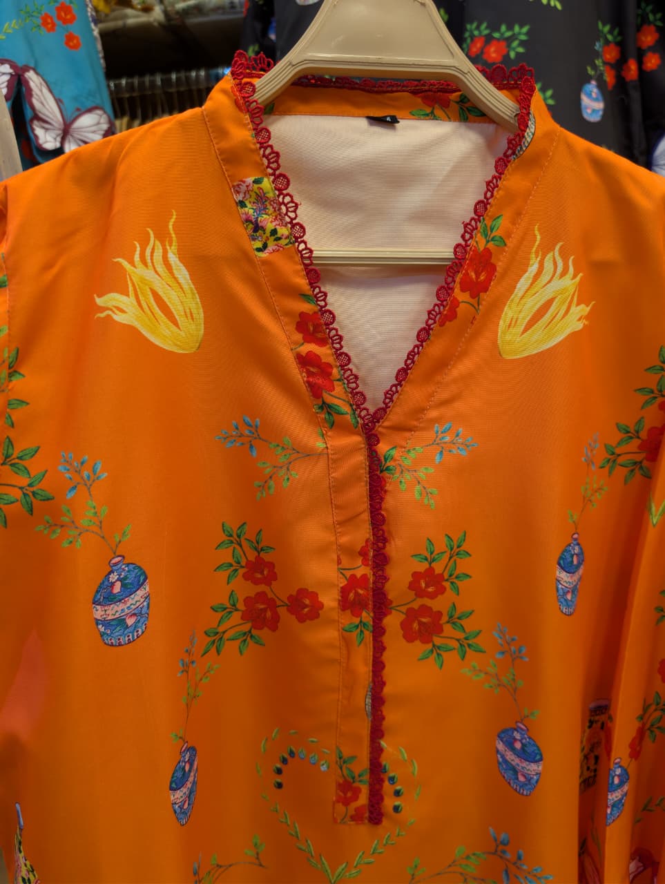 TARANG BY ETHNC INSPIRED SHALWAR SUIT (ORANGE)