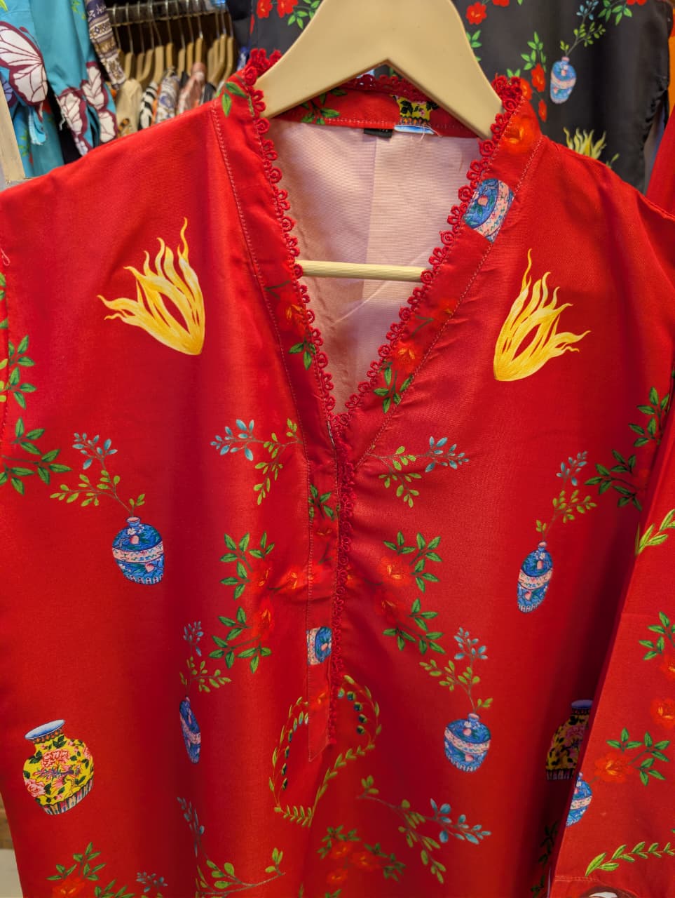 TARANG BY ETHNC INSPIRED SHALWAR SUIT (RED)