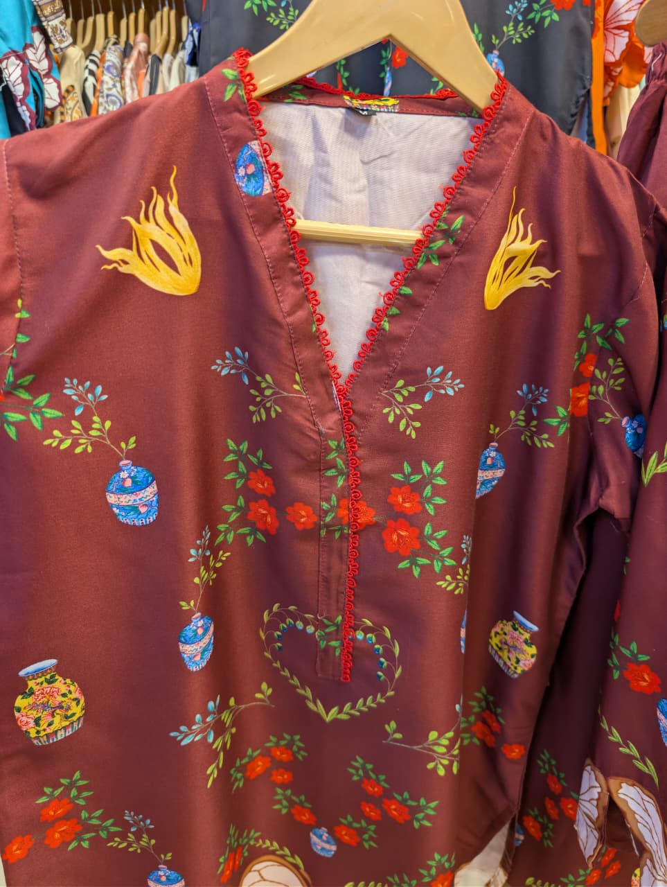 TARANG BY ETHNC INSPIRED SHALWAR SUIT (MAROON)