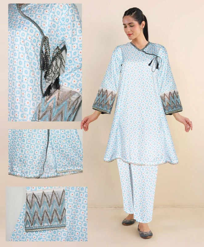 Price 2149/- || KHADDAR ANGARKHA DIGITAL LONG FORMAL EDITION