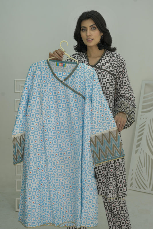 Price 2149/- || KHADDAR ANGARKHA DIGITAL LONG FORMAL EDITION