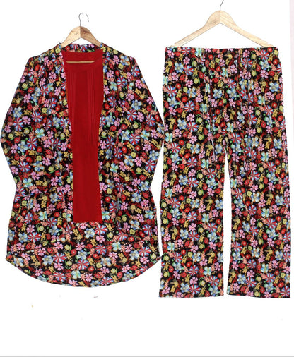 FUSION DIGITAL SUMMER 3pc CO ORDS SET ||