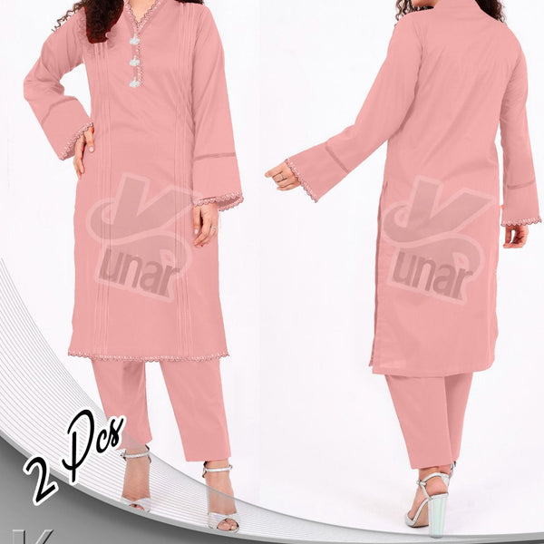 LP QURESHIYA NECK PEARL LONG CO-ORDS SET