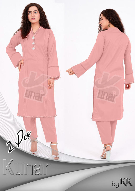 LP QURESHIYA NECK PEARL LONG CO-ORDS SET