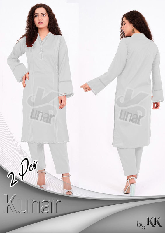 LP QURESHIYA NECK PEARL LONG CO-ORDS SET