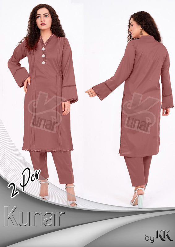 LP QURESHIYA NECK PEARL LONG CO-ORDS SET