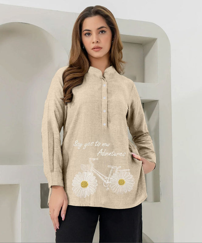 CYCLE ADVENTURE TOP || PRICE 1499/- || DESIGNER STITCHED TOP