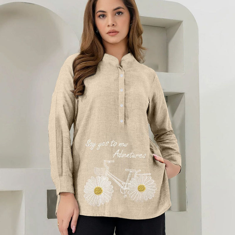 CYCLE ADVENTURE TOP || PRICE 1499/- || DESIGNER STITCHED TOP