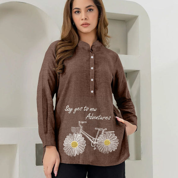 CYCLE ADVENTURE TOP || PRICE 1499/- || DESIGNER STITCHED TOP