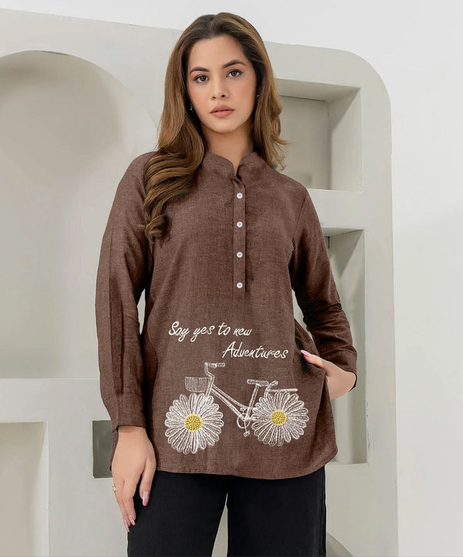 CYCLE ADVENTURE TOP || PRICE 1499/- || DESIGNER STITCHED TOP