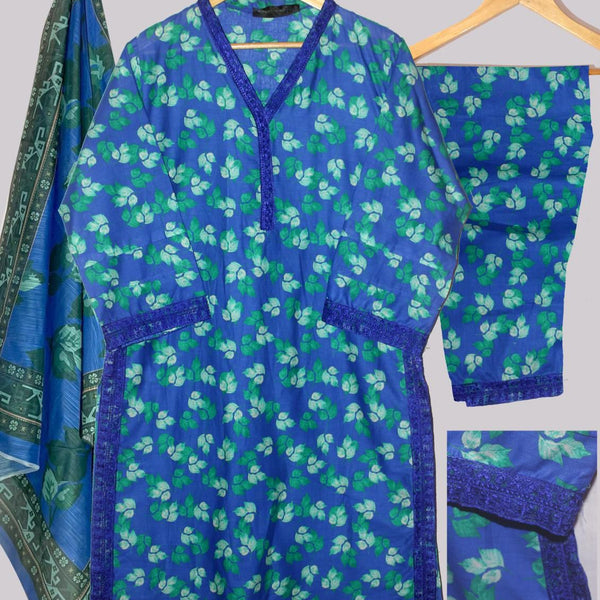 PREMIUM LAWN 3D PRINTED 3 PCS