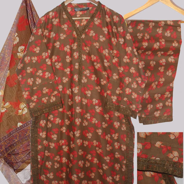 PREMIUM LAWN 3D PRINTED 3 PCS