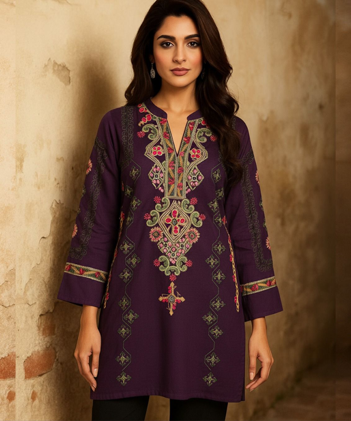 KN ARROW EMB TOP