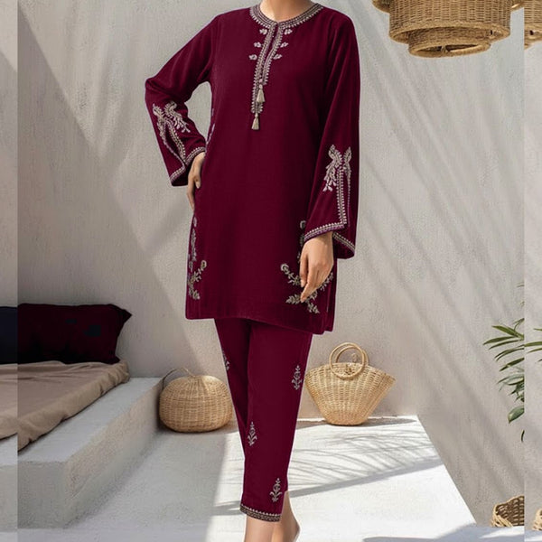 ZAWAR HANDWORK VELVET EDITION – Winter Luxury Wear