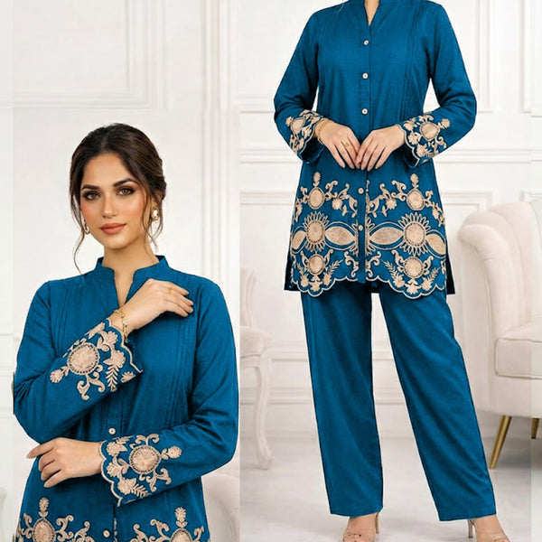 LP ZAVIAR EMB 2 PCS SUIT