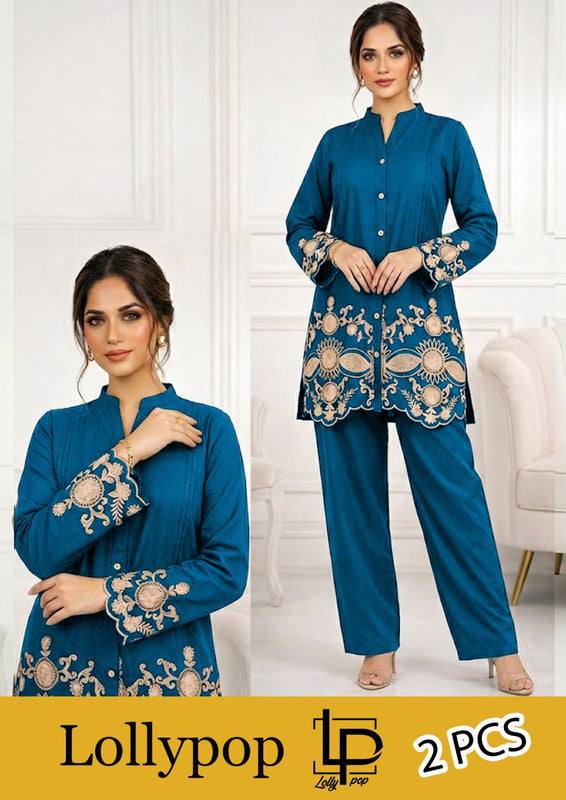 LP ZAVIAR EMB 2 PCS SUIT