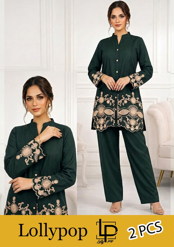 LP ZAVIAR EMB 2 PCS SUIT