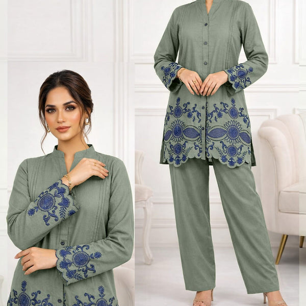 LP ZAVIAR EMB 2 PCS SUIT